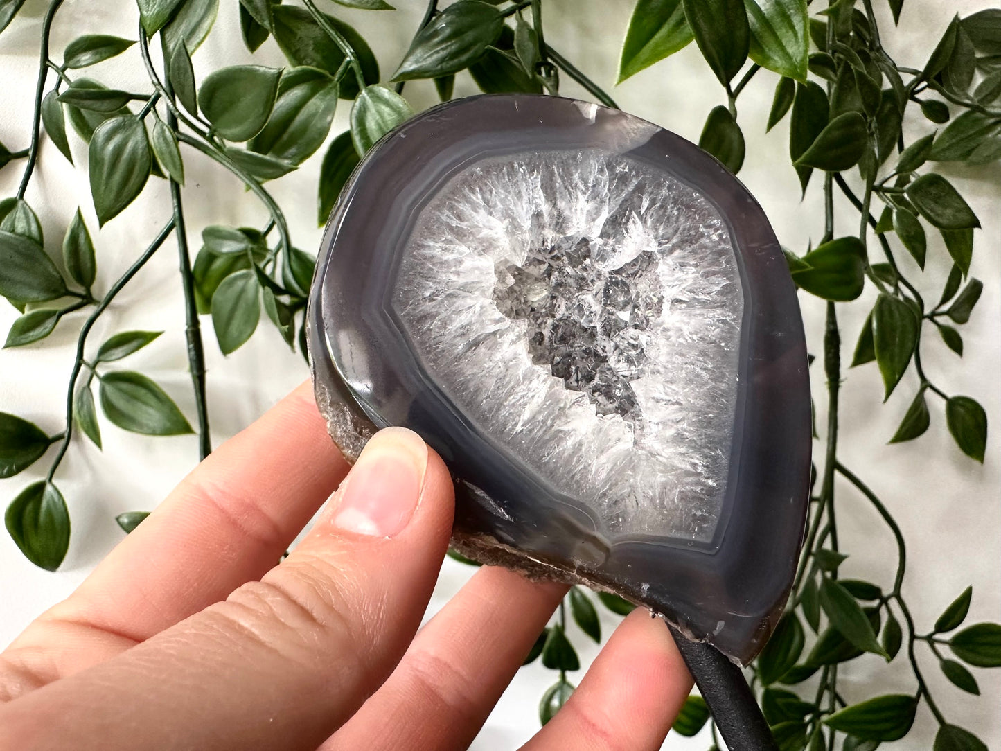 Druzy Agaat op standaard S