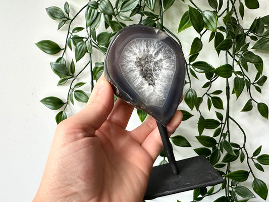 Druzy Agaat op standaard S