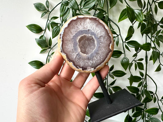Druzy Agaat op standaard S