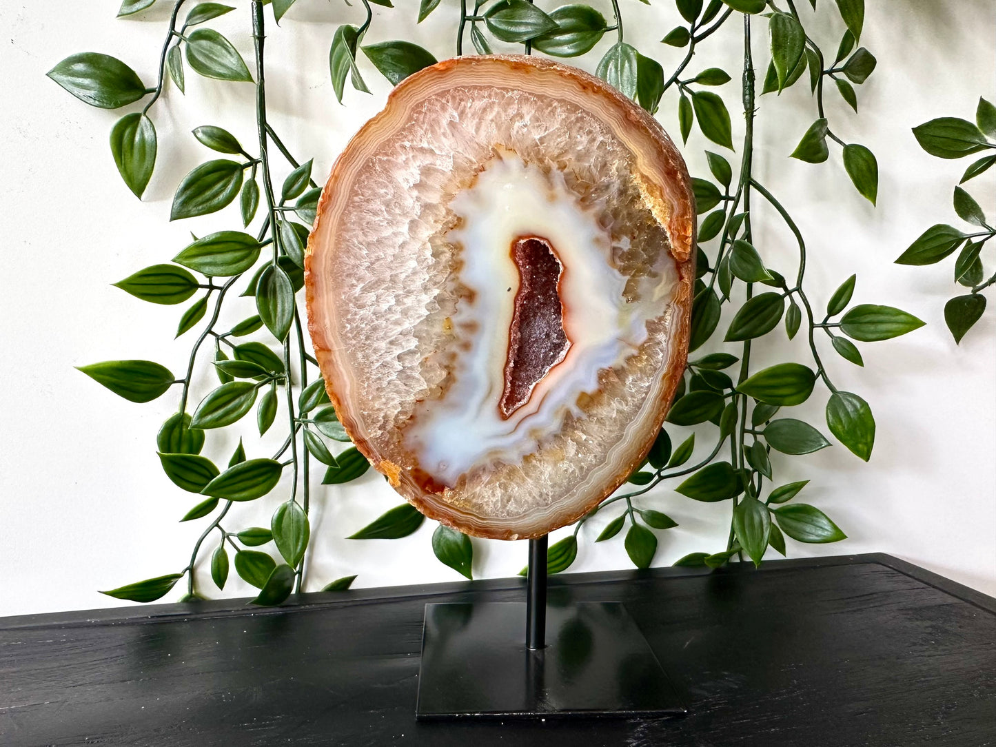 Druzy Agaat op standaard XL