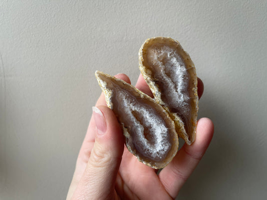 Agaat Geode paren extra kwaliteit