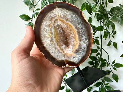 Druzy Agaat op standaard XL