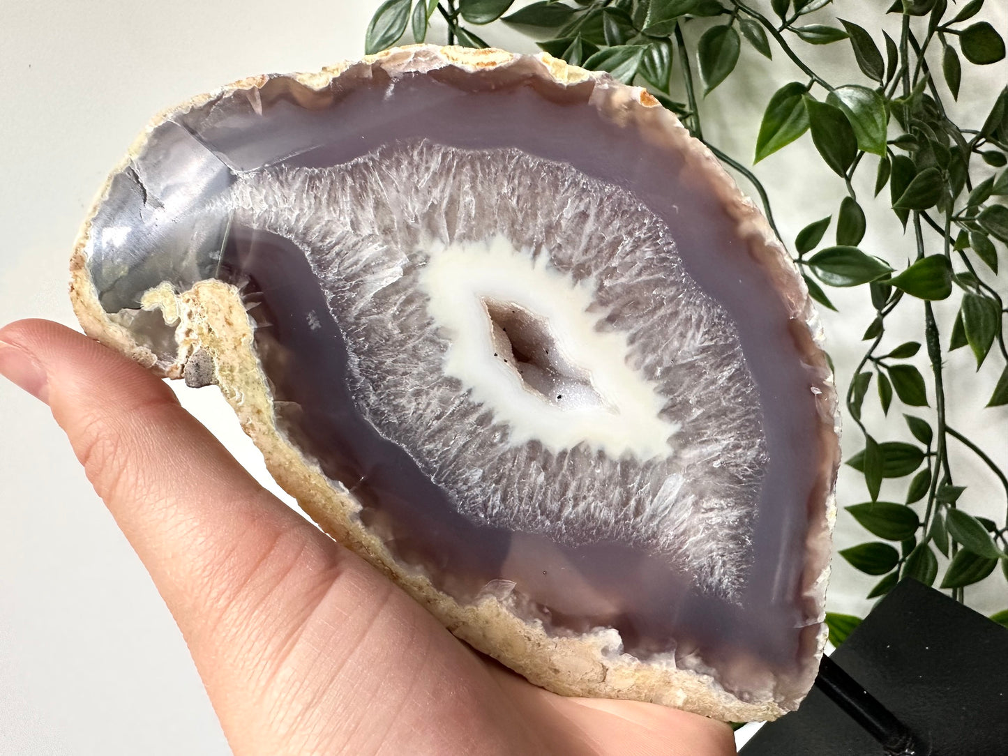 Druzy Agaat op standaard XL