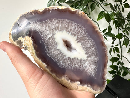 Druzy Agaat op standaard XL