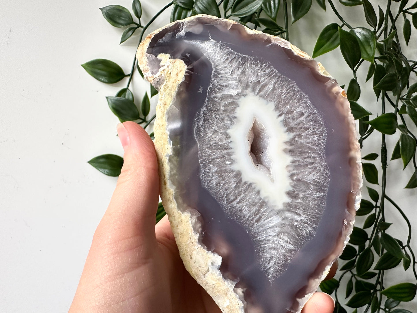 Druzy Agaat op standaard XL
