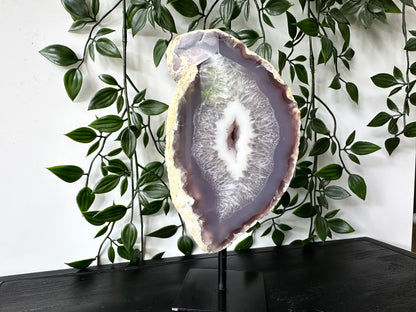 Druzy Agaat op standaard XL