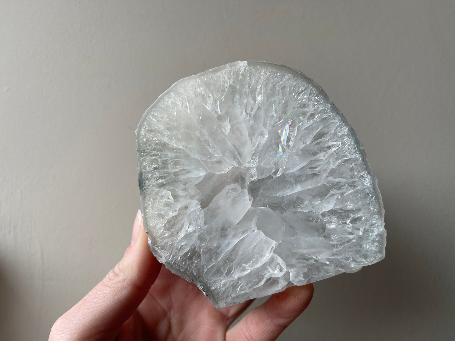 Waxinelichthouder van agaat