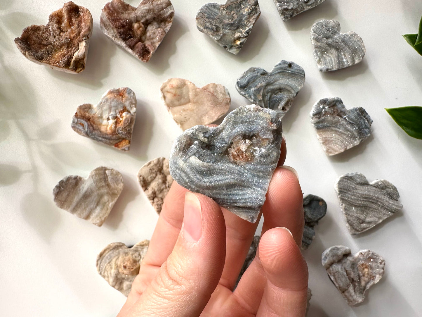 Chalcedoon magneet hartje