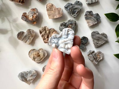 Chalcedoon magneet hartje