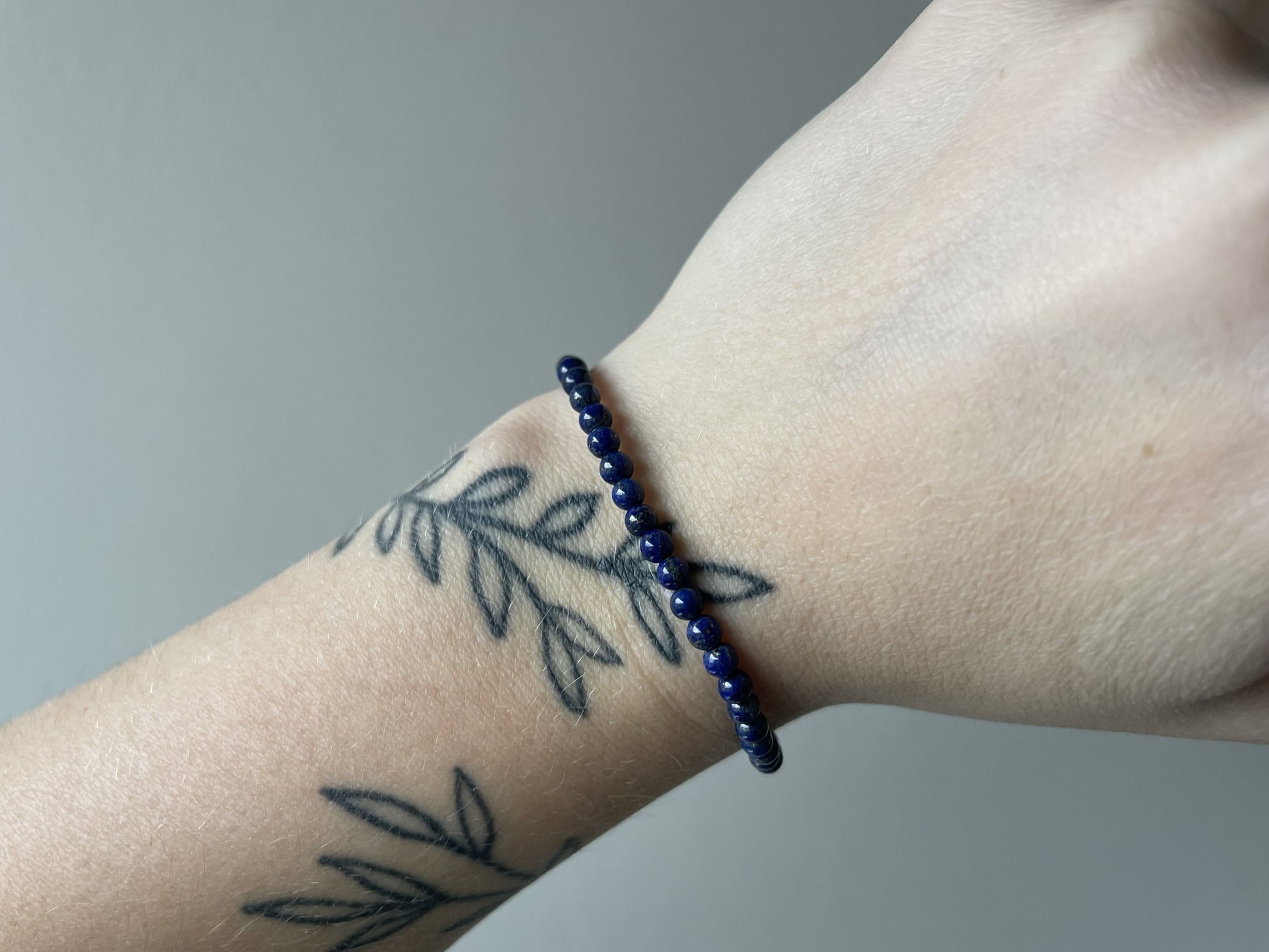 Lapis Lazuli armband 4mm voor kinderen - Kristalkriebels